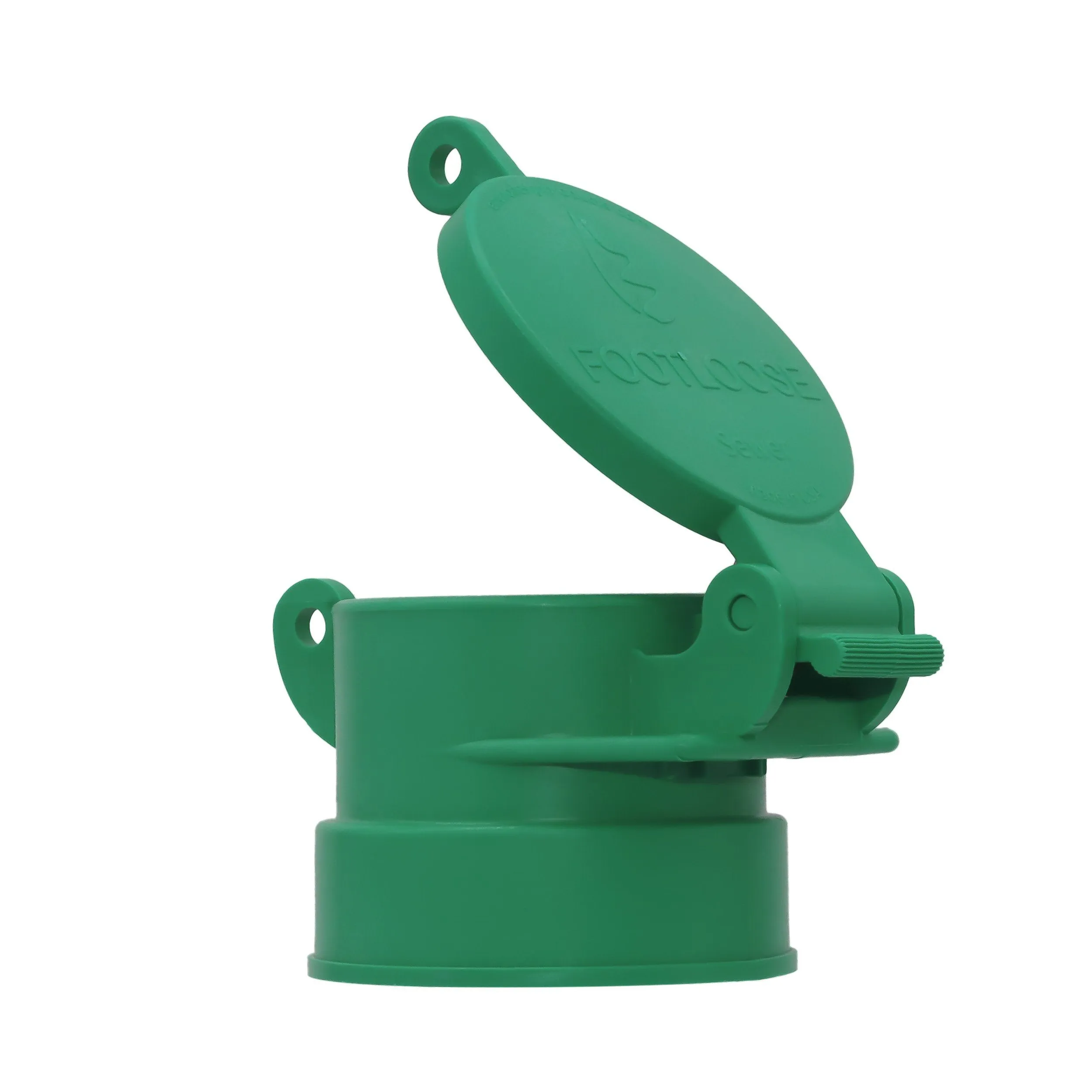 Enviro Design Products: FootLoose RV Site Sewer Cap, 4" Green Female