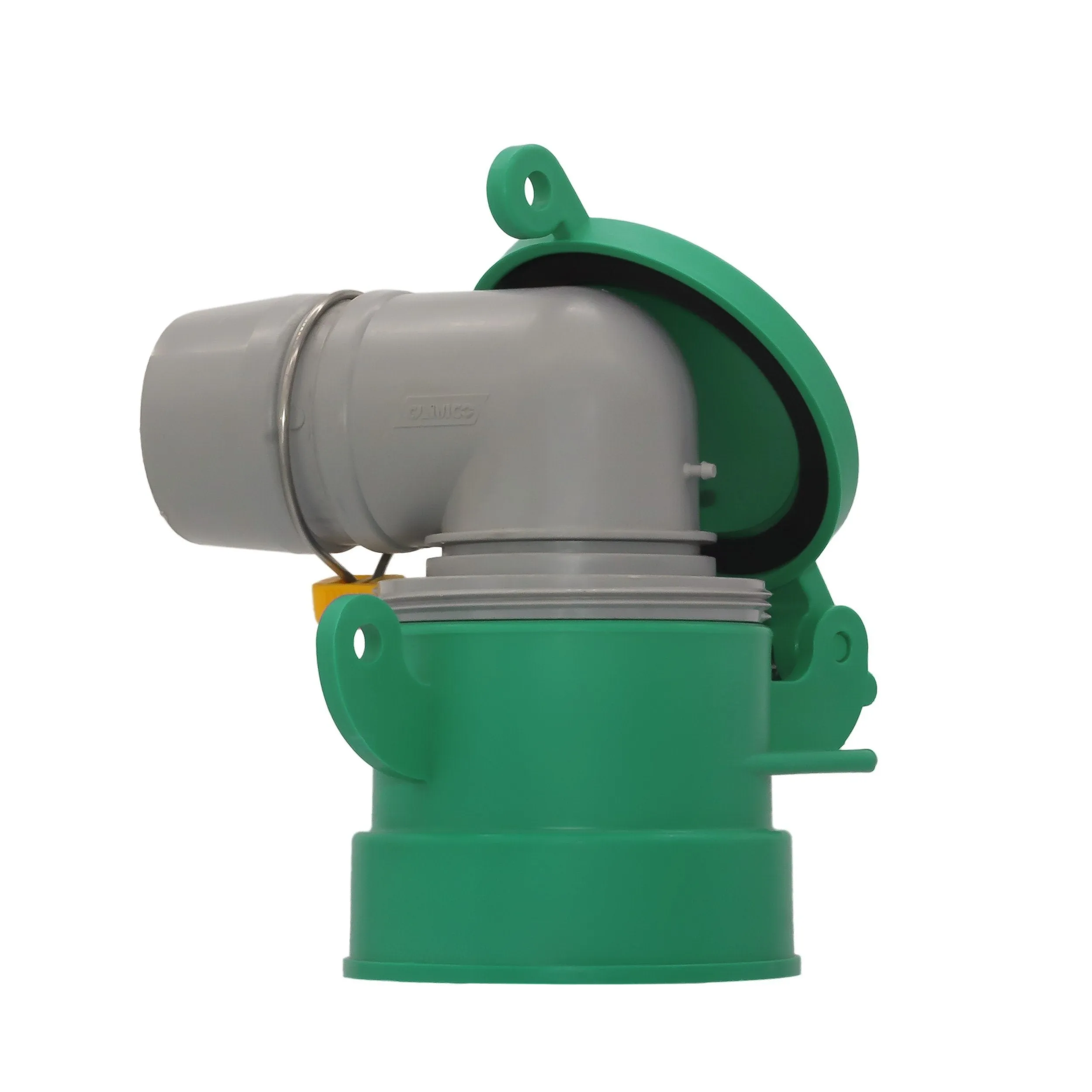 Enviro Design Products: FootLoose RV Site Sewer Cap, 4" Green Female