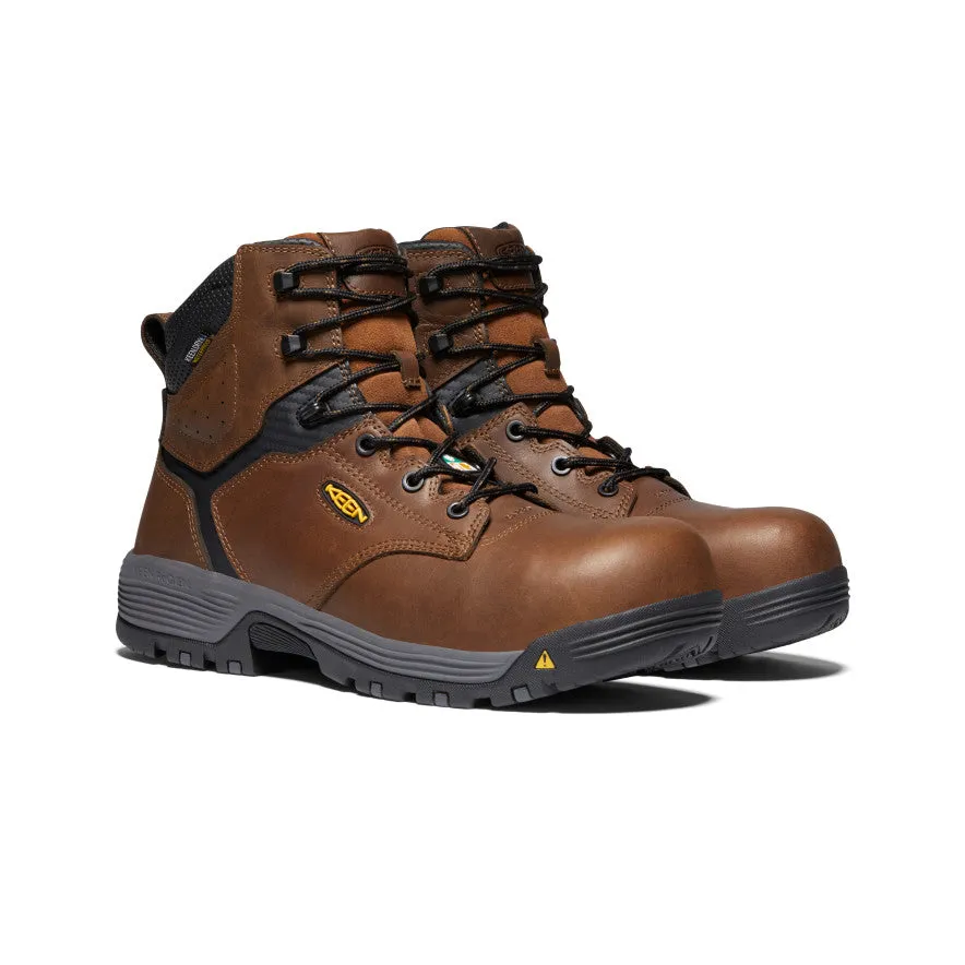 Men's CSA Chicago 6" Waterproof Boot (Carbon-Fiber Toe)  |  Tobacco/Black