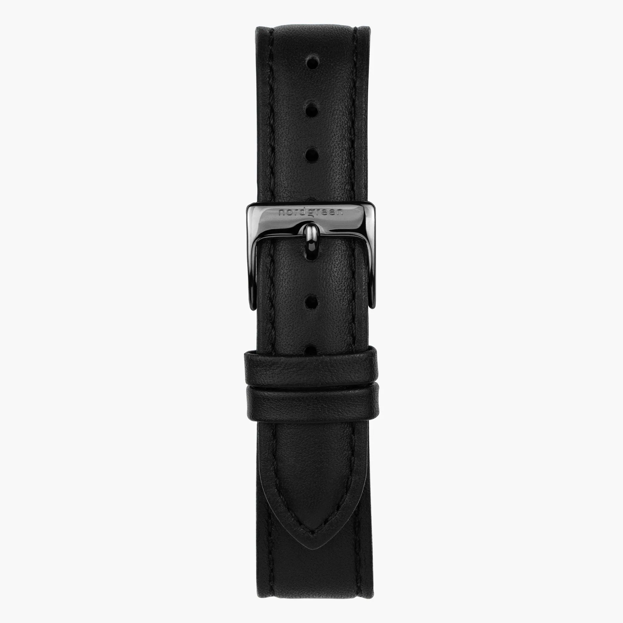 Native | White Dial - Black Leather