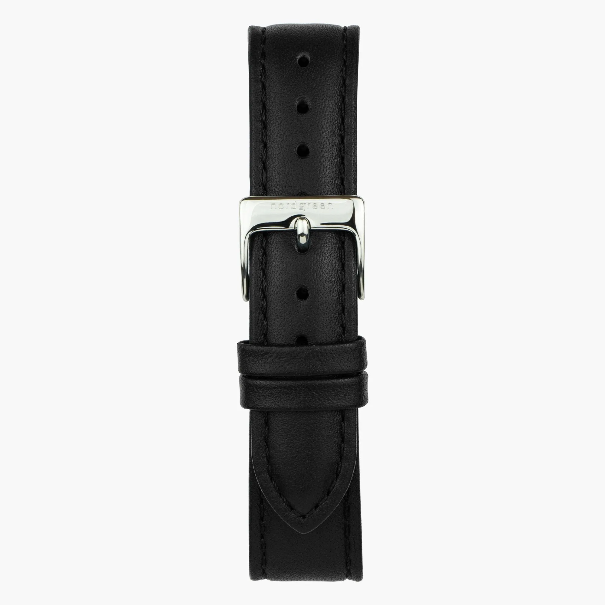 Native | White Dial - Black Leather
