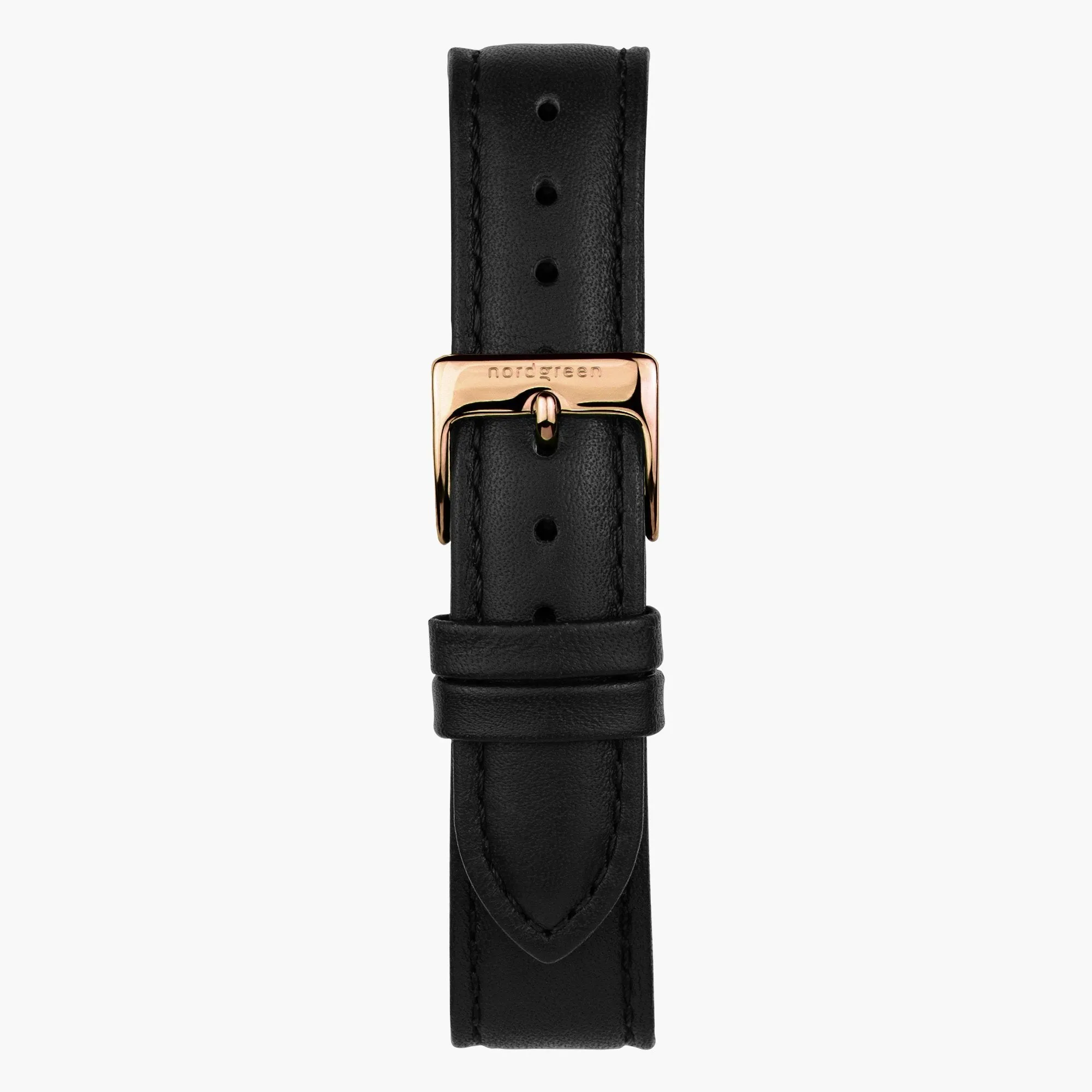 Native | White Dial - Black Leather