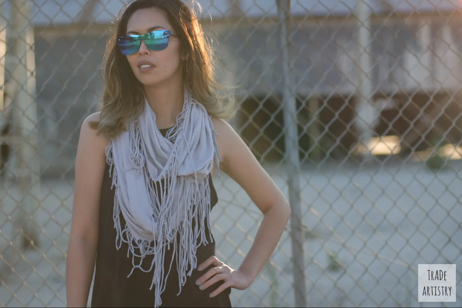 SWEET VIRTUES Women's and Men's -Integrity- Fringe Scarf