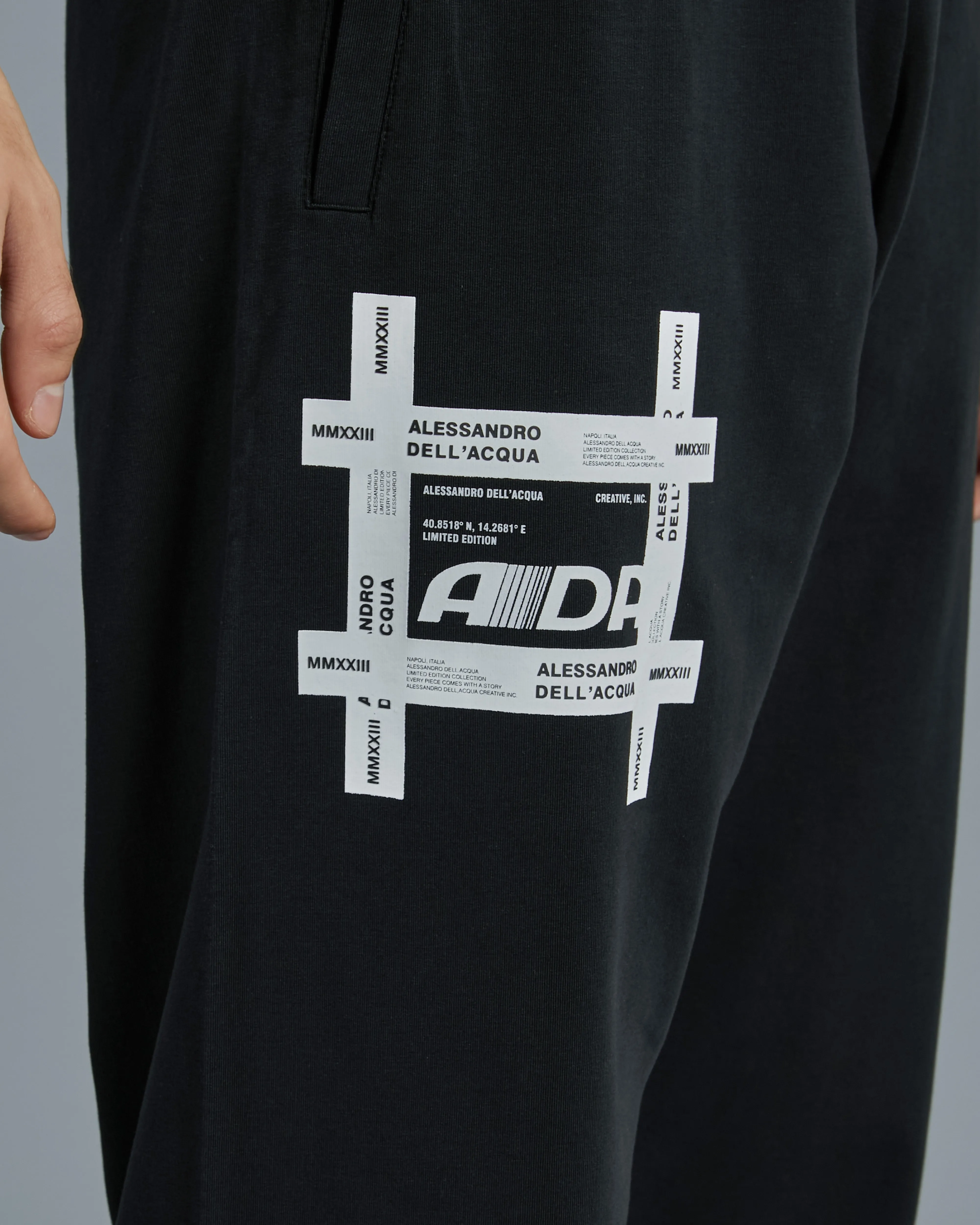Typographical ADA Print Track Pants